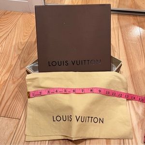Louis Vuitton empty gift box and dust bag set